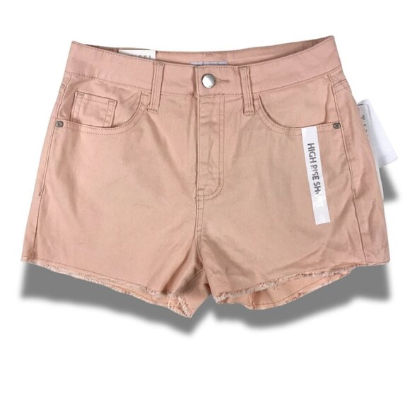 TINSELTOWN Pink Cut-off Denim Jean Shorts NWT 1/25 - Picture 1 of 5